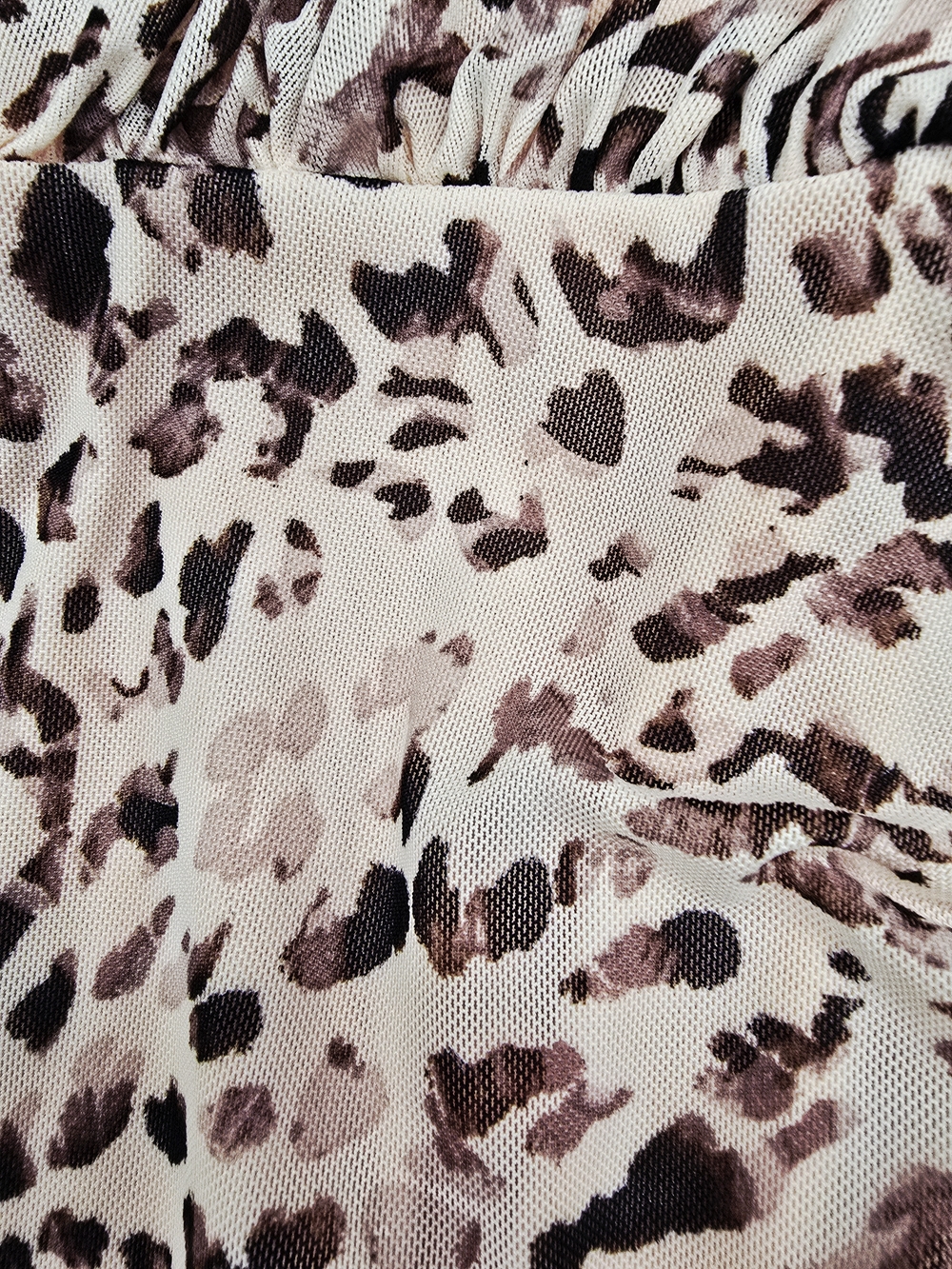 VENUS Pink Leopard Print Ruched Midi Dress - Picture 7 of 10